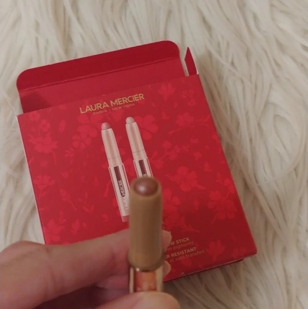 💖FIRM! NWT LAURA MERCIER MINI ROSEGLOW CAVIAR STICK DUO (LIMITED EDITION)